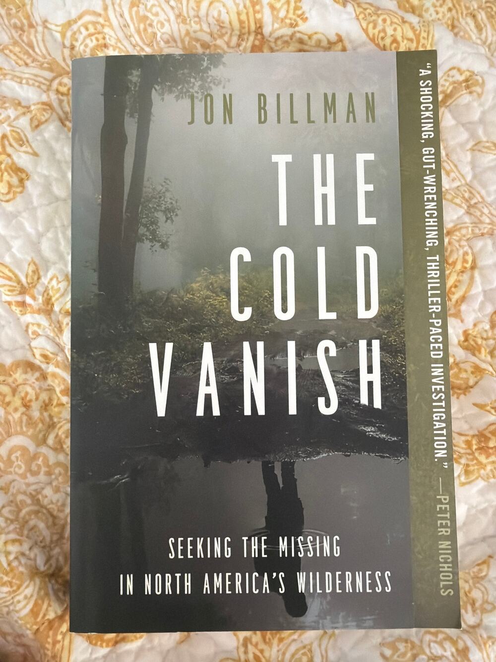 Paperback Book: The Cold Vanish, True Crime, Billman 978-1-5387-4758-2